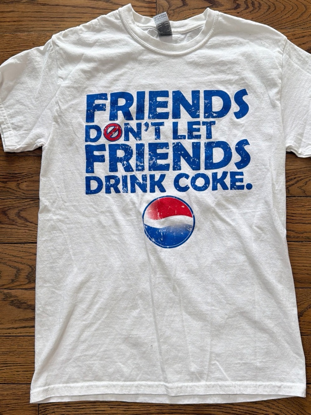 Gildan White Ultra Cotton T‑Shirt with Neck Tag